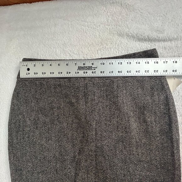 Cabi Womens Heather Gray Wool Blend Pencil Skirt Size 8 Lined Style# 245 New - Picture 6 of 8